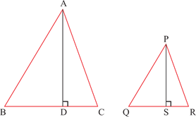 Areas of similar Triangles