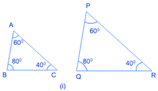 Criteria for the similarity of Triangles