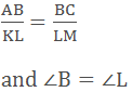 ∆ABC ~ ∆KLM