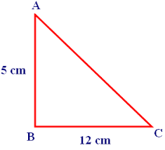 In the given right angle Triangle