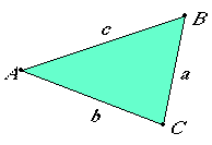 The laws of sines and cosines in a Triangle