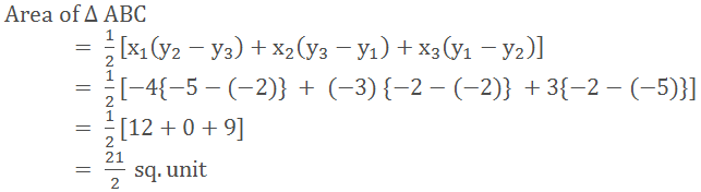 quadrilateral then we get the two triangles by joining A and C. To find the area of Quadrilateral ABCD