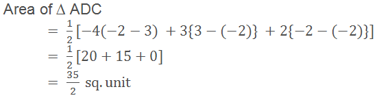 Area of Triangle ADC