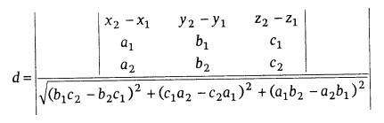 Three Dimensional Geometry Class 12 Notes Maths Chapter 11