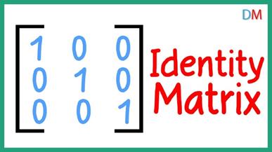 Image result for Unit or Identity Matrix