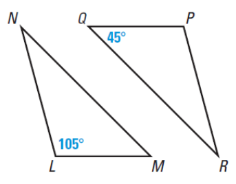 ∆LMN ≅ ∆PQR