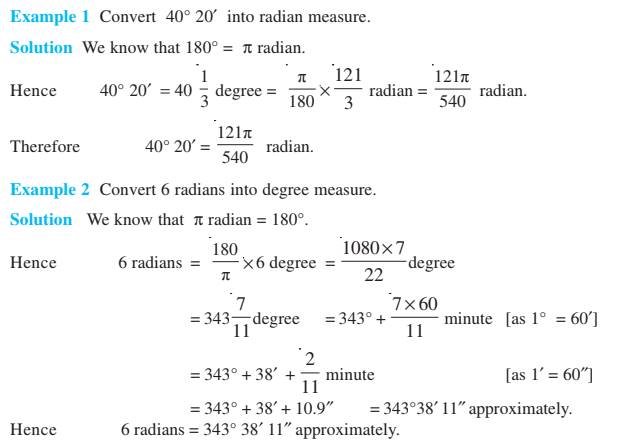 Trigonometric Functions Class 11 