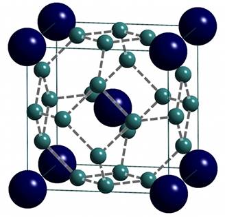 Image result for hydrogen crystal structure
