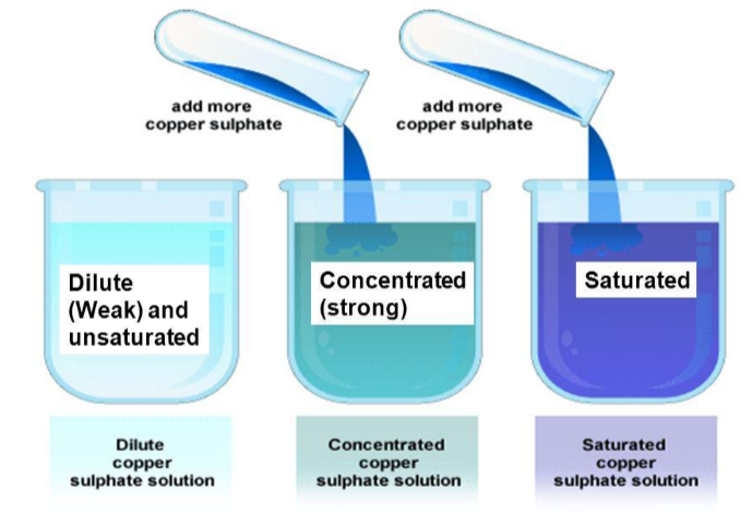 Different types of solutions