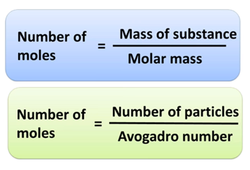 Gram molecular mass of a substance