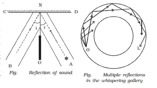 Applications of reflection of sound waves